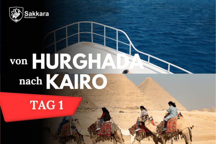 Private 1 Tage ausflug hurghada nach Kairo zu den Pyramiden - klimatisierten Fahrzeug