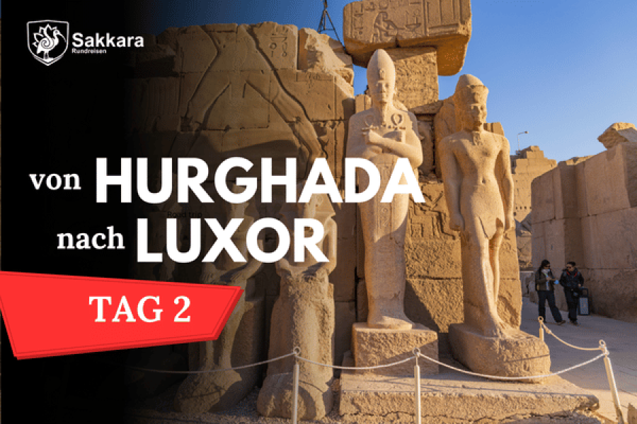 Private 2 Tage ausflug hurghada nach Luxor - klimatisierten Fahrzeug
