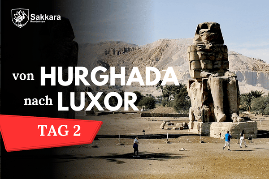 Private 2 Tage ausflug hurghada nach Luxor Tal der Könige - klimatisierten Fahrzeug