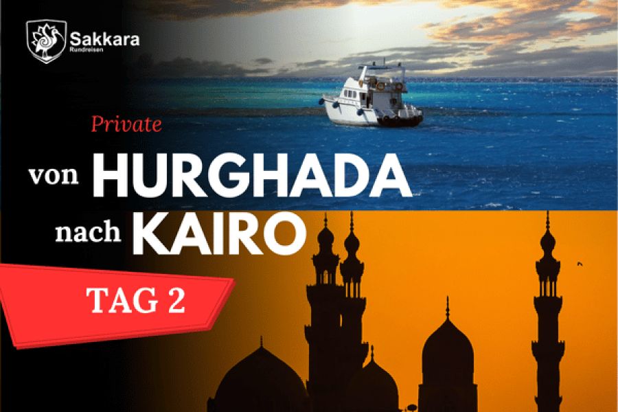 Privater 2 Tage Ausflug von Hurghada nach Kairo komfortablen Fahrzeug